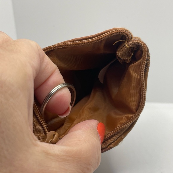 Vintage Unisex eel skin coin purse key holder - Picture 5 of 11